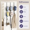 SWTYMIKI Over Door Hat Rack - 3 Packs Metal Hanging