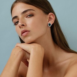 Vogem Women's Clip-On Earrings Without Pierced Ears Cubic Zirconia Large Crystal Earrings Clips Nickel Free Wedding Fashion Jewellery, Cubic Zirconia, Zircon