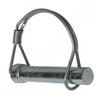 meinAnhängerersparteil Spring Bracket Bolt for Side Hinge Tailgate 12 x 70 mm 12 x 70 mm