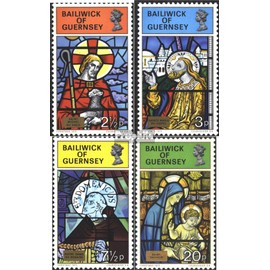 united kingdom - Guernsey 84-87 (complete.issue.) unmounted mint/never hinged ** MNH 1973 christmas (Stamps for collectors) Christmas