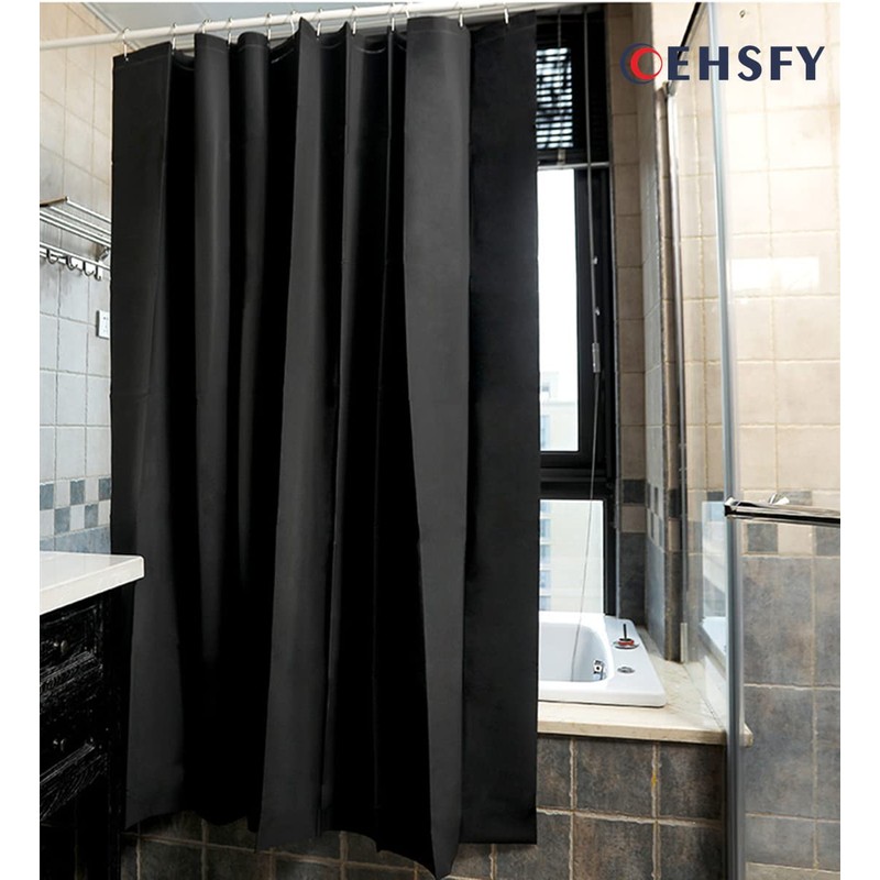 COEHSFY Waterproof Shower Curtain PEVA Bath Shower Curtains for Bathroom180cmx180cm