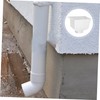 SHINEOFI Rain Downspout Connector PVC Gutter Adapter for Rainwater Drainage