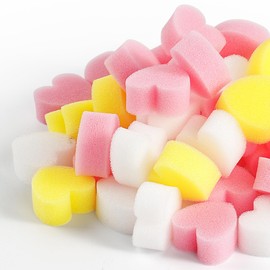 100 Mixed Color Sponge Heart Decoration Vase Filler Set, Holiday Decorations for Tables for Home and Holiday Celebrations