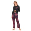 MoFiz Women's Pajama Sets Long Sleeve Couples Matching Pajamas Christmas