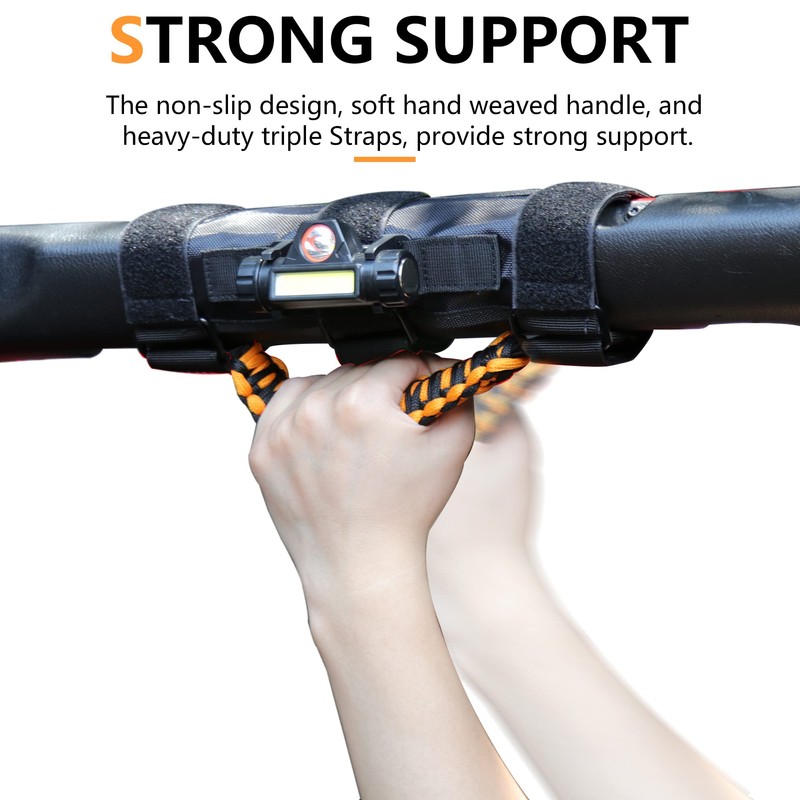 RERPRO Roll Bar Grab Handles with Dome Light for 1945-2025