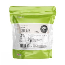 Choice ゴールデンアイソレート グラスフェッド ホエイプロテイン ココア味 500g 人工甘味料不使用 WPI プロテイン 国内製造 天然甘味料