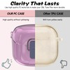 【Anti-Drop Lock】 Compatible with JBL Tune Flex Case Cover，Hard PC