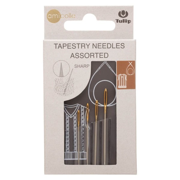 Tulip AC-064E Tapestry Needles, Steel, Silver, One Size, 4 Count