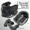 VCAN V88 3/4 Open Face Motorcycle Scooter Helmet ECE &
