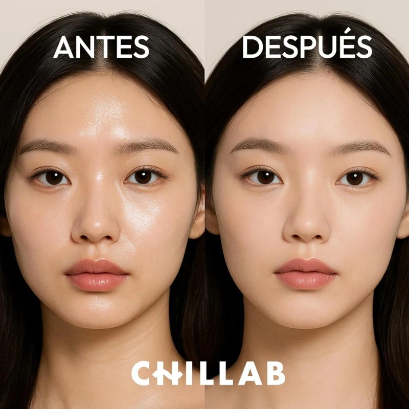 Polvo Mate Lavanda 12h Control Brillo Chillab Mixta Día/noche