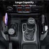 DIAMOOKY Upgraded Metal Magnetic Center Console Organizer for Jeep Wrangler