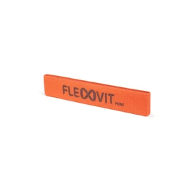 FLEXVIT Mini Fitness Band Core (Orange) - Fitness Bands for General Stabilisation Exercises, Stretching, Activation and Mobilisation, 6 Strengths, for Beginners and Professionals, Washable