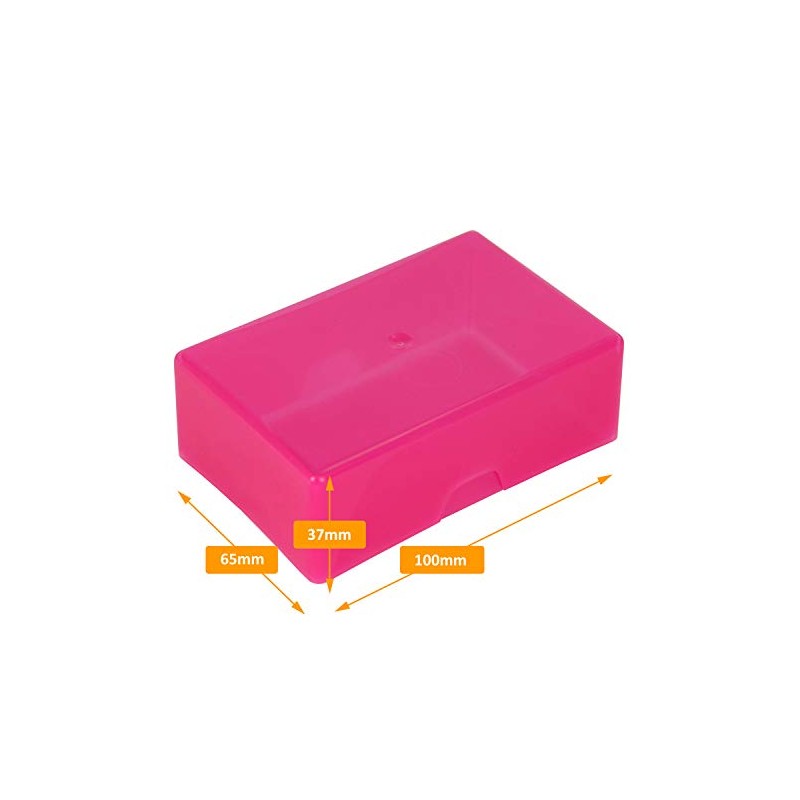 WestonBoxes, Hobby Boxes, Small Plastic Storage Boxes for Arts &