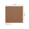 MECCANIXITY 50 Sheets Origami Paper Double Sided Light Brown 6x6