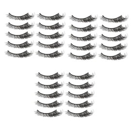 Baluue Curly Fake Lashes for Women Dramatic Lashes for Cosplay Weddings Photography Fashion Shows Lightweight Natural Look Easy to Wear
