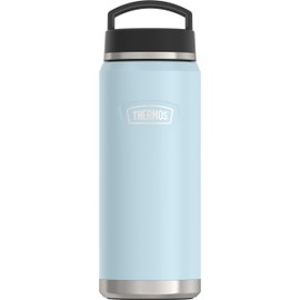 THERMOS ICON SERIES - Botella de agua con tapa de rosca - 40 onzas, glaciar, botella de agua aislada al aspiradora de acero inoxidable con tapa