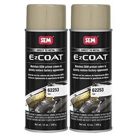 SEM Ez Coat Direct to Metal Coating | Car Paint for Bare Metal Surfaces, Paintable on Most Basecoats, Primers and E-Coats, Approximate Coverage Area of 13 Square Feet | 2-Pack |
