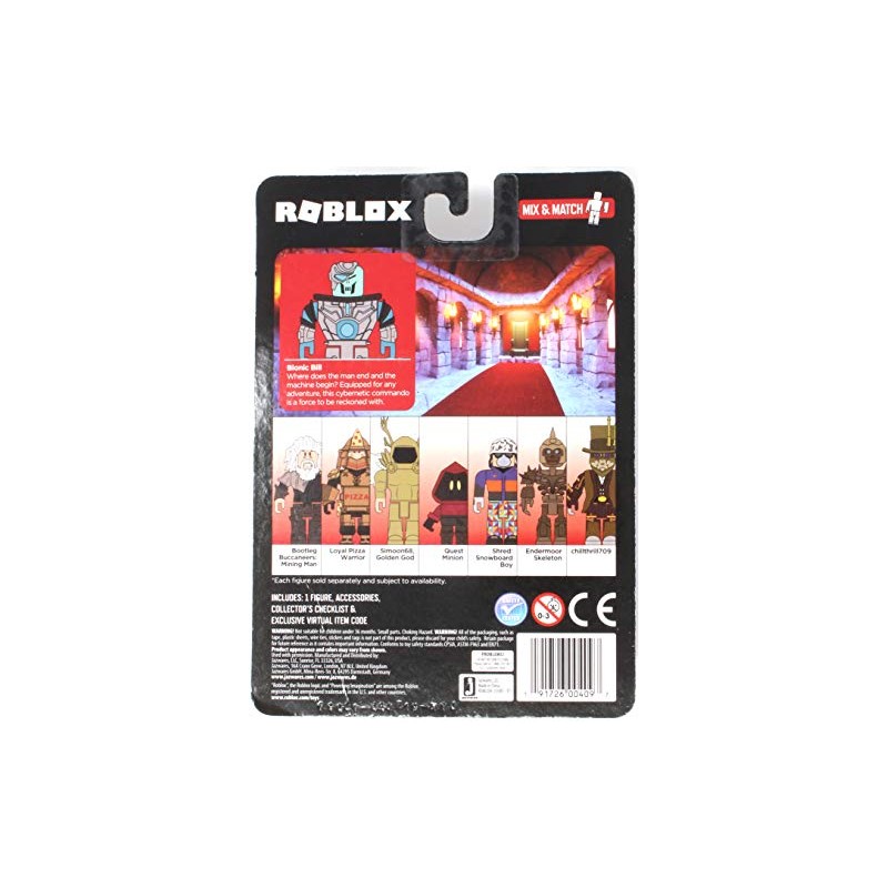 Roblox Bionic Bill 2.5 Inch Figure with Exclusive Virtual Item