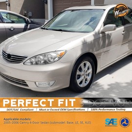 WEELMOTO for 2005-2006 Toyota Camry Headlight Assembly, Headlights Assemblies Compatible with 05-06 Toyota Camry Headlight Assembly Pair