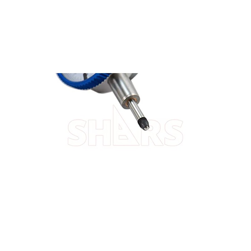 Shars 0.125" High Precision Dial Indicator, .0005" Graduation, AGD1 Travel