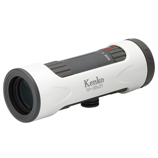 Kenko 429068 Ultra View I Monocular, 10-30 x 21, 10-30x, 0.8 inch (21 mm) Caliber, Zoom Type, White