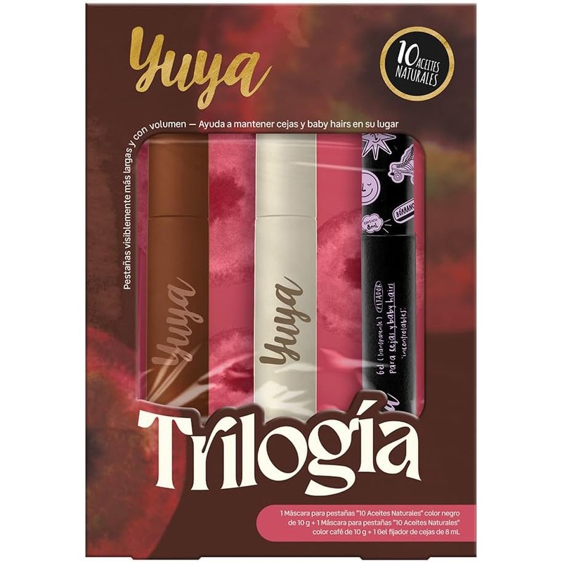 Yuya Trilogía - Máscara 10 Aceites Esenciales Negra+ Máscara 10