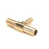 Groen 162889 Brass Tee, Barb, 1/2 X 3/8 X 1/2