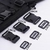 Luxiremi Plastic Side Release Buckles Heavy Duty Plastic Buckle Clips