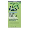 Nair Nair Bikini Cream with Green Tea Sensitive Formula, 1.7