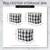 Bone Dry Pet Storage Collection Striped Paw Patch Bin, Small