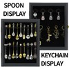 COMSREV 18 Souvenir Tea Spoon Display Case Wall Mount Lockable