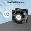 PANO-MOUNTS 80mm 3.15inch Dual Ball Upgraded IP68 Waterproof Cooling Fan