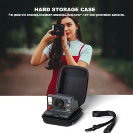 Aisnyho Kameratasche kompatibel mit Polaroid OneStep, OneStep+, Onestep 2, Now, Now+ Gen 2, I-Type Sofortbildkamera, Hartschalen-Schutzhülle, EVA-Aufbewahrungstasche mit verstellbarem Schultergurt,
