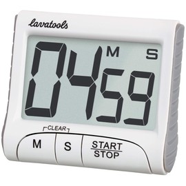 Lavatools KT1 Digital Kitchen Timer & Stopwatch, Large Display, Bold Digits, Simple Operation, Loud Alarm, Magnetic Kickstand for Cooking and Classroom