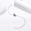 Aurora Tears Blue Butterfly Bracelets Women 925 Sterling Silver Animal
