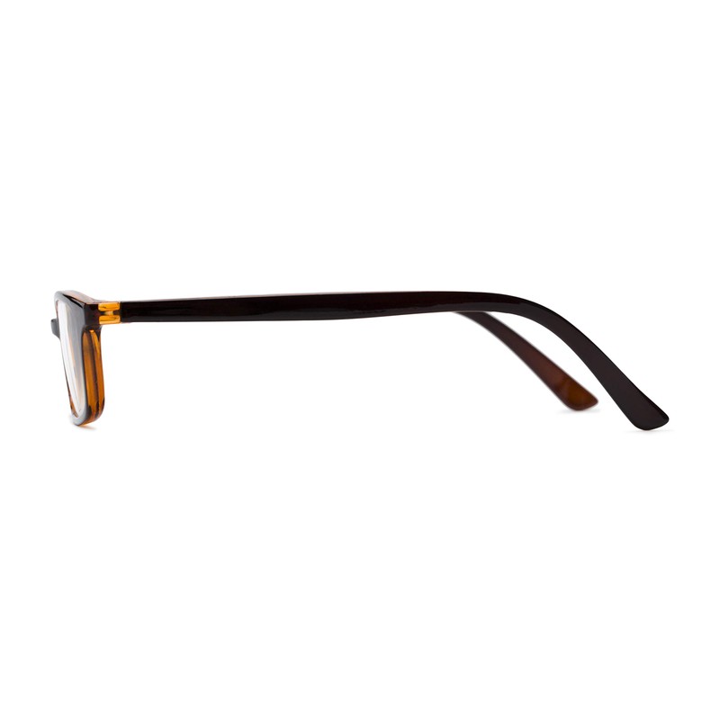 Rectangle Reading Glasses in Brown by Readers.com | The Brookside