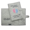 Maternity pass cover deluxe with extra compartments and closure, 100%