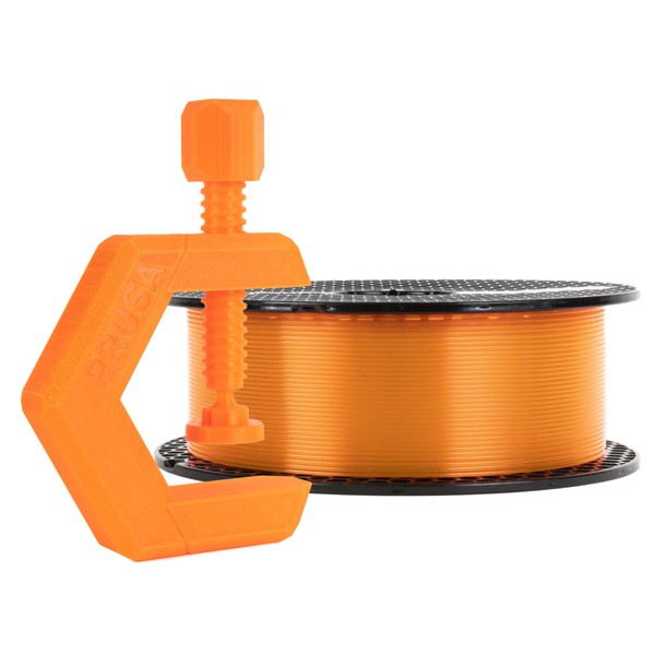 Prusament PETG Prusa Orange Transparent 1kg Filament 1.75mm 1kg Spool