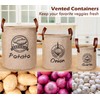 Kamehame Potato and Onion Storage Bag Set of 3, Reusable