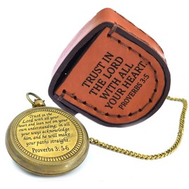 Brass Compass with Wooden Box, Christian gifts, Baptism Gifts for girl boys, graduation gifts, Religious Gifts for men, confirmation gifts for teenage girls, baptism decorations, Christmas decorations