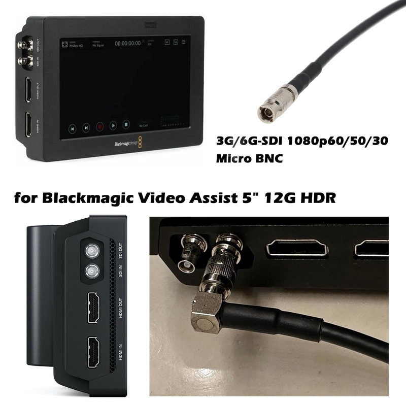 HangTon 6G SDI HD Micro BNC to BNC Video Cable