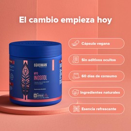 Birdman Myo Inositol 2000 mg | Suplemento Premium | Fórmula Limpia Sin Aditivos | Cápsula Vegana | Esencia Refrescante | Suplemento Alimenticio de Alta Calidad | 60 Porciones | 180 Cápsulas