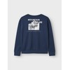 NAME IT Nkmorville LS RLX Sweat Bru Box, Blu (Insignia