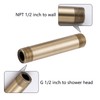 4 Inches Stainless Steel, Straight Shower Arm Extension, Ceiling Shower