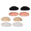 4Pairs Silicone Shoulder Pads Soft Breathable Invisible Removable Prevent Slip