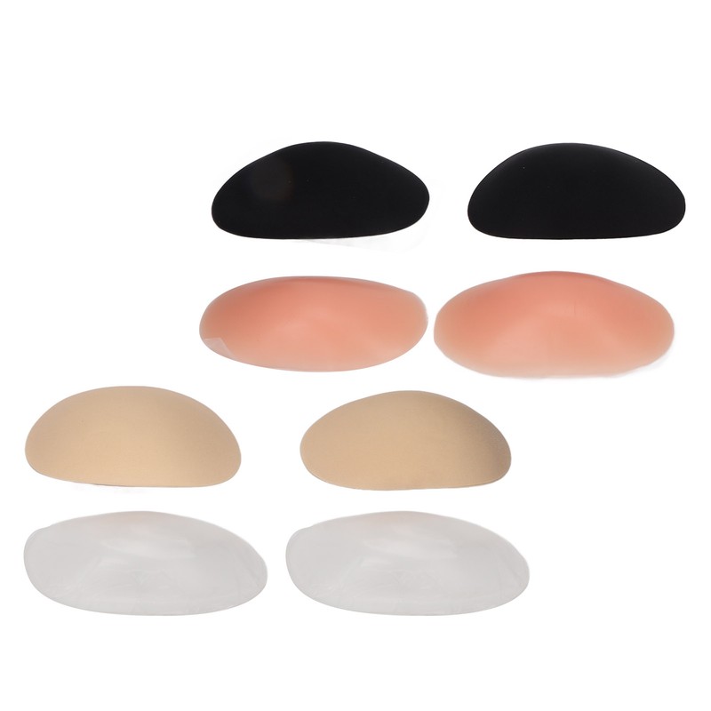 4Pairs Silicone Shoulder Pads Soft Breathable Invisible Removable Prevent Slip