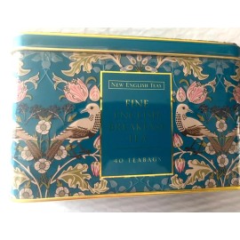 NEW ENGLISH TEAS THE SONG THRUSH &BERRIES 40 TEABAGS TIN TO HONOUR EARLY BIRD