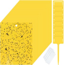 Qualirey Yellow Sticky Traps for Indoor & Outdoor Plants
