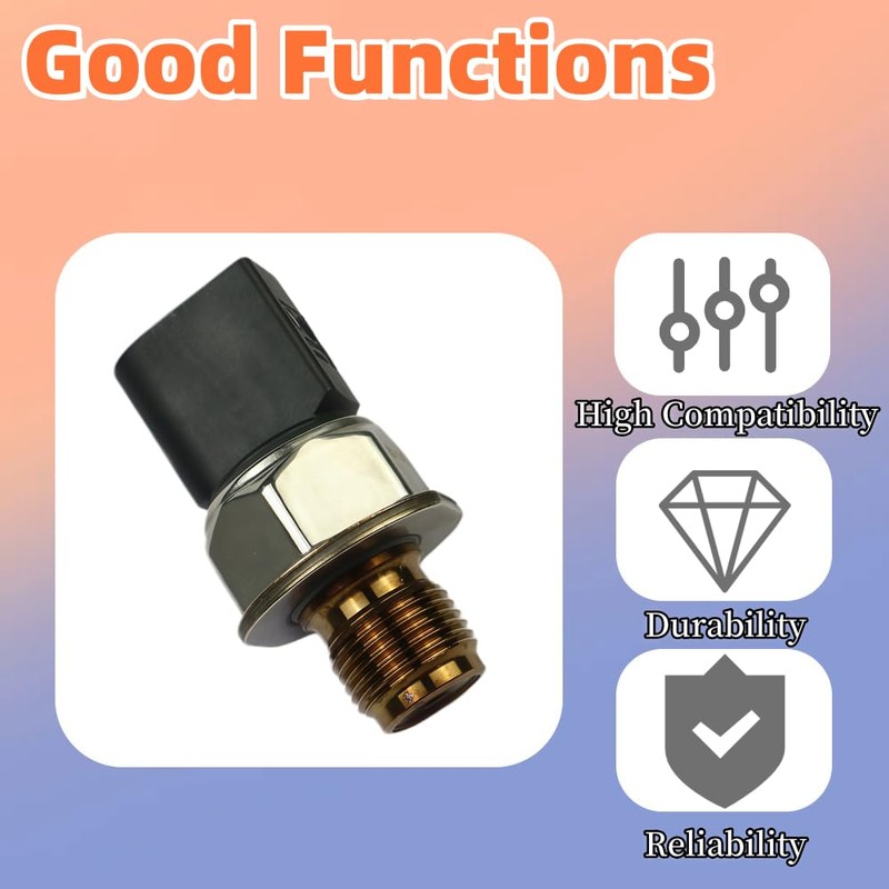 04L906054 Fuel Rail Pressure Sensor Fits for 2015-2016 A3,2015 Beetle