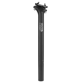 Bike Seatpost FOMTOR 27.2X 350mm Bicycle Seat Post Alumium Seatposts for MTB BMX Mountain Bike Road Bikes （Black）